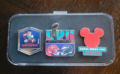 Eagles Vs Chiefs Disney Super Bowl LVII 3-Pin Set