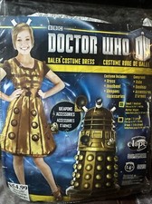 BBC Doctor Who "Dalek" Halloween Costume Womens Sz S/M Dr Who Dalek Cosplay NEW