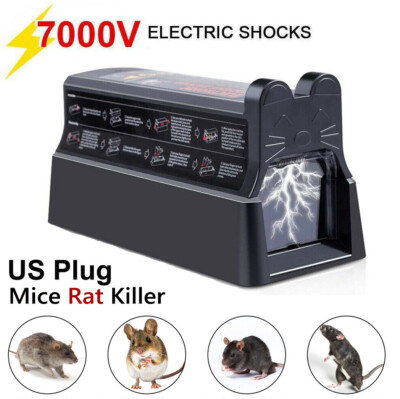 Electronic Mouse Trap Victor Control Rat Killer Pest Electric Rodent Zapper US