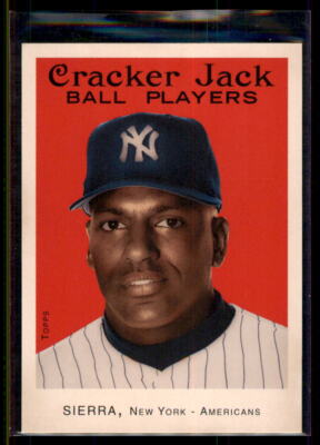 2004 Topps Cracker Jack Ruben Sierra #233 New York Yankees