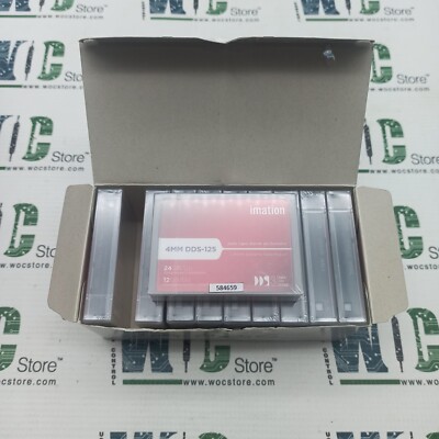imation 4mm DDS-125 データテープ 24GB 4MM DDS-125 IMATION 12/24GB DATA TAPE (Lot of 10) | eBay