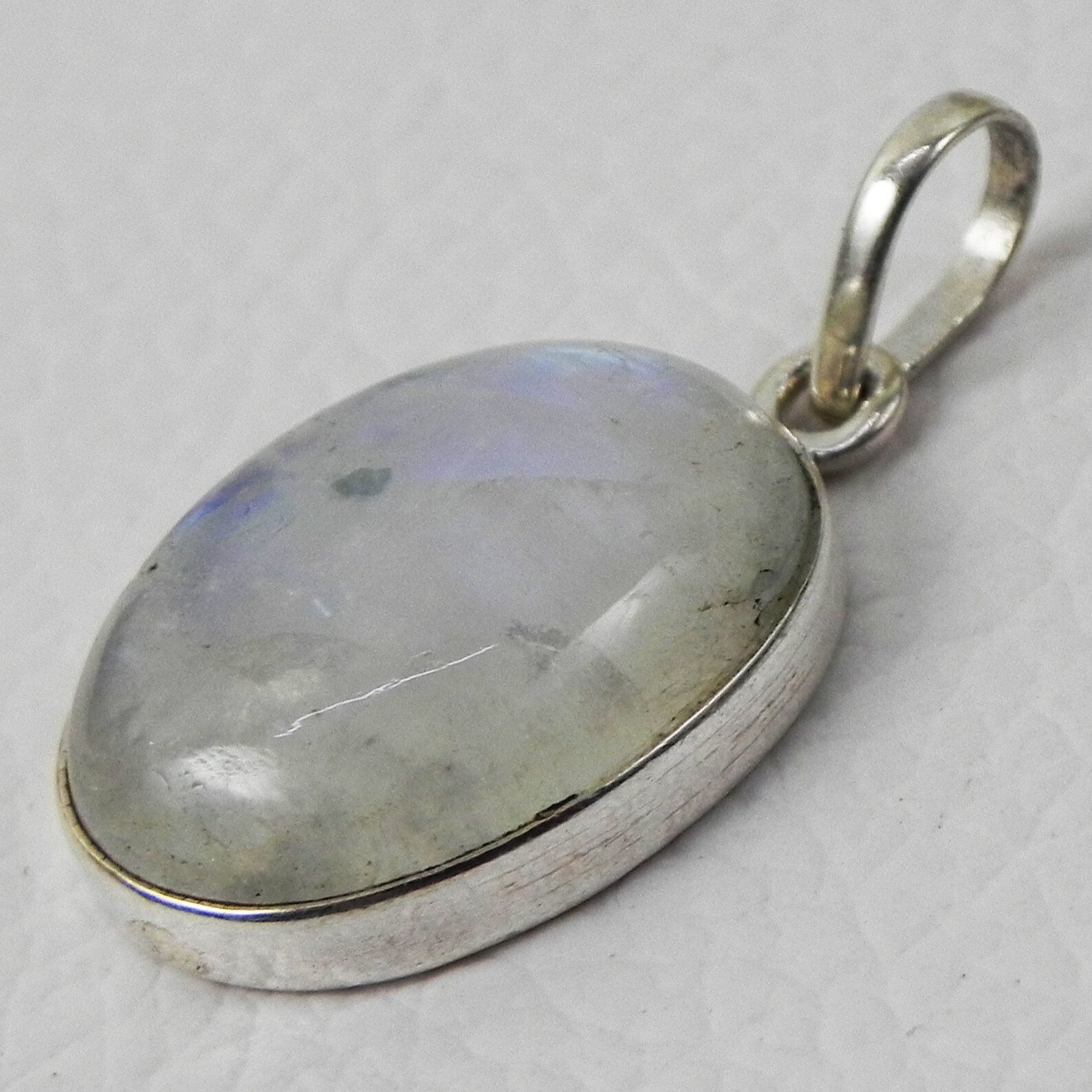 Médaille Vierge De Lorette En Argent Sterling 925 - Diamètre 14 Mm - Patronne De L'Aviation - Sans Gemme