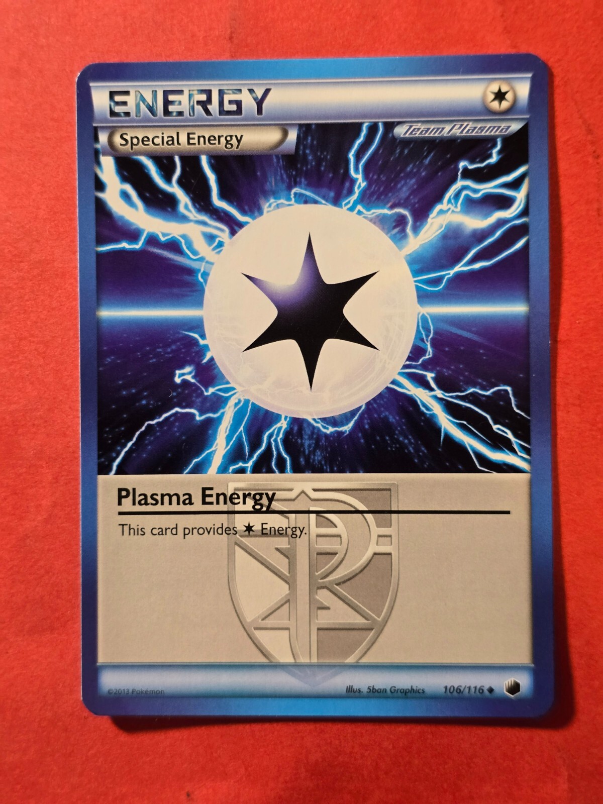 2013 Pokemon Black and White Plasma Freeze #106 Plasma Energy, UC, NF/H, cd1