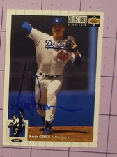 1994 Upper Deck CC #394 Kip Gross (LA Dodgers) autographed baseball card