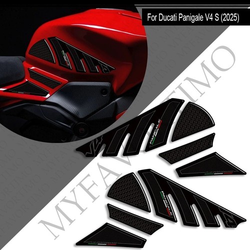 Motorcycle For Ducati Panigale V4 S V4S fuel tank pad fairing 3D sticker 2025 - Bild 4 von 14