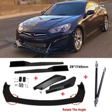 For Hyundai Genesis Front Bumper Lip Splitter Strut Rod Side Skirt Rear Diffuser