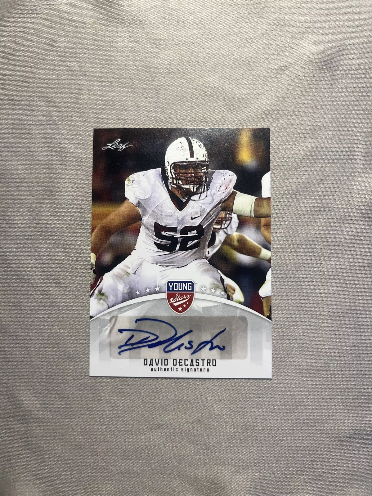 David Decastro trading card