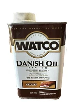 16oz Watco 65751 Danish Oil Wood Finish, Pint, Natural