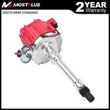 New Racing Distributor w/ 65K Coil 7500RPM-350 For Chevy V8 HEI 454 SBC BBC