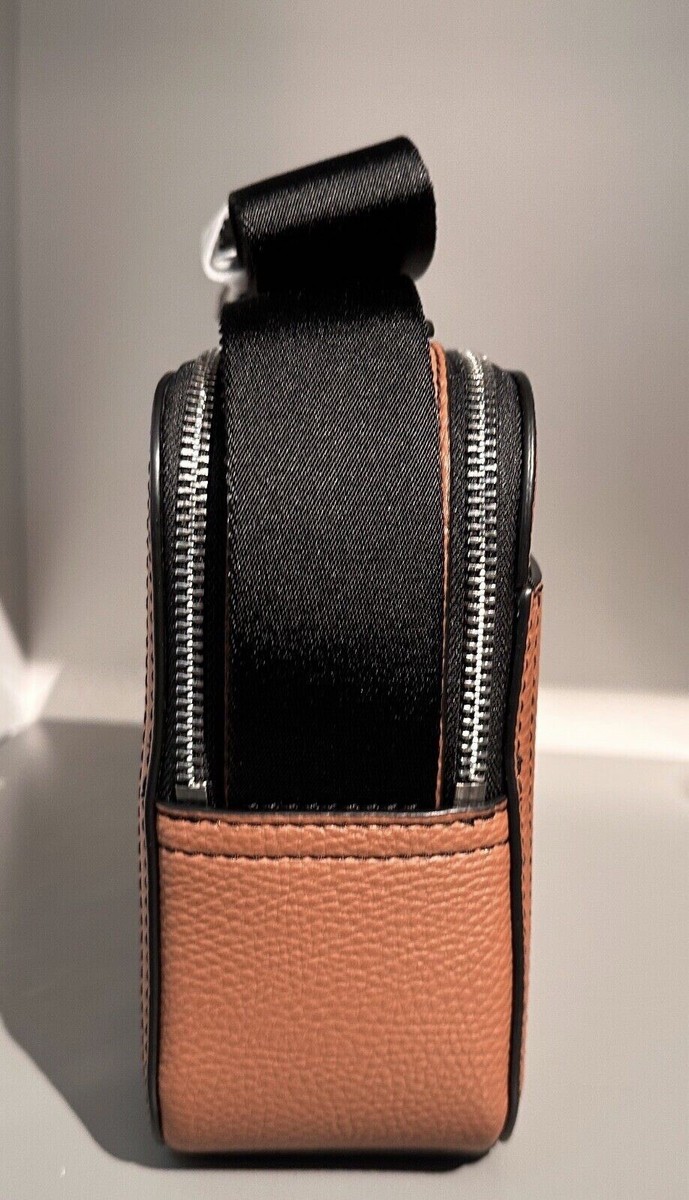 Michael Kors Cooper Luggage Pebbled Leather EW Map Crossbody Michael Kors Cooper Luggage Pebbled Leather EW Map Crossbody