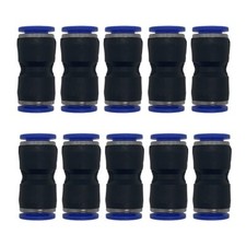 10mm OD x 10mm OD Pneumatic quick Connector Push to Connect fittings Straight...
