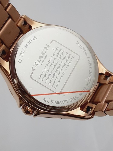 coach ladies astor modern sport rose gold watch 14503072 - Picture 6 of 6