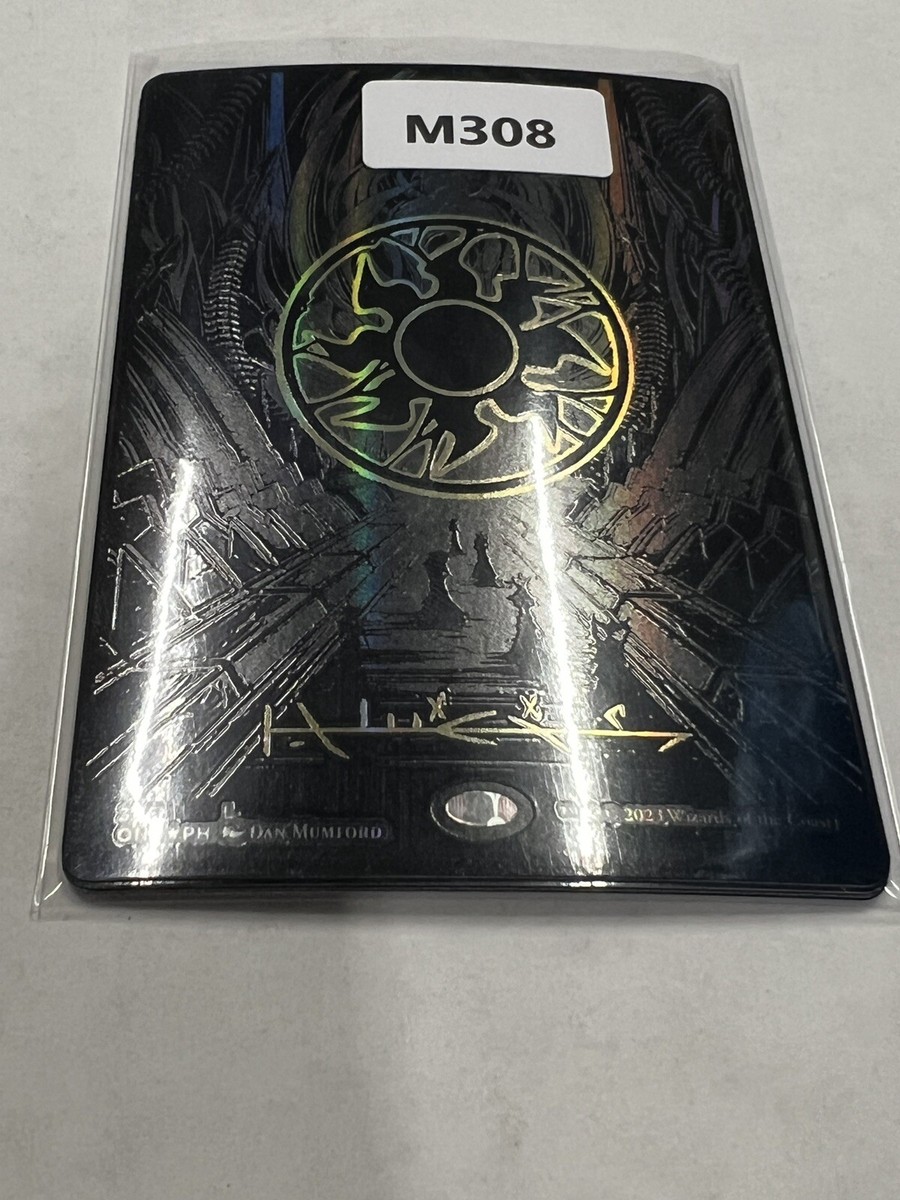 Oil Slick Land Set 5 Phyrexia All Will Be One MTG Lands - textured