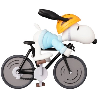 Medicom Toy UDF Peanuts Serie 14 BICYCLE RIDER SNOOPY Figur Authentic Goods