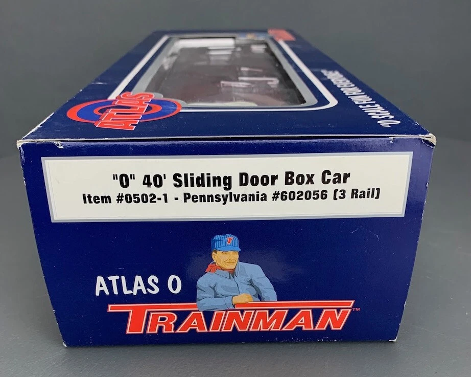 O Gauge Atlas O Trainman 0502-1 40’ Sliding Door Boxcar PRR #602056 3R O1421 LZ - Image 3 of 4