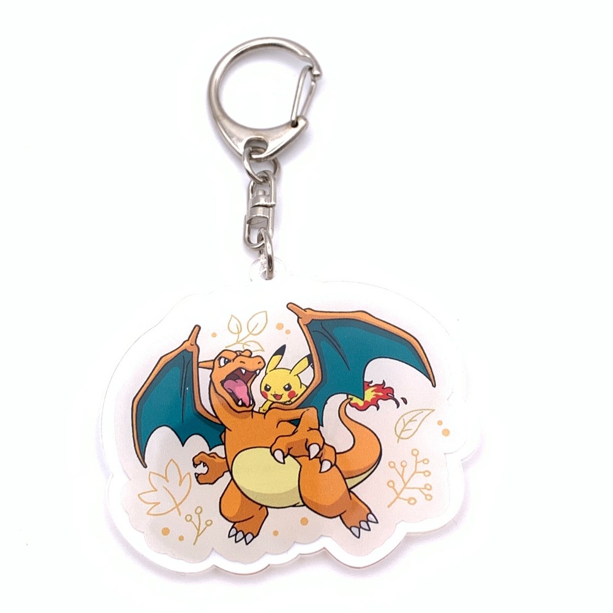 Charizard Pikachu Acryl Key Chain Charm Pokemon Pronto Not for