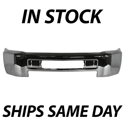 NEW Chrome - Front Bumper Face Bar for 2015-2019 Chevy Silverado 2500HD 3500 HD