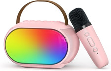 Kids Karaoke Microphone Machine with Dual Drivers, Toys for 3, 4, 5, 6, 7, 8, 9,