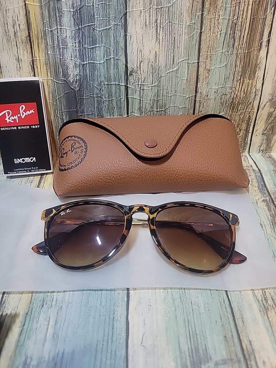 Ray-Ban RB4171 Erika Matted Tortoise Brown Polarized Lens W  display picture 1