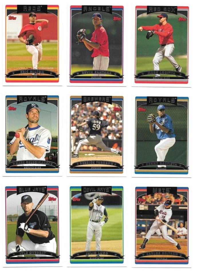 2006 Topps Baseball Trading Cards / You Choose #s 501 - 660 + Inserts / mb5 - Image 2 of 4