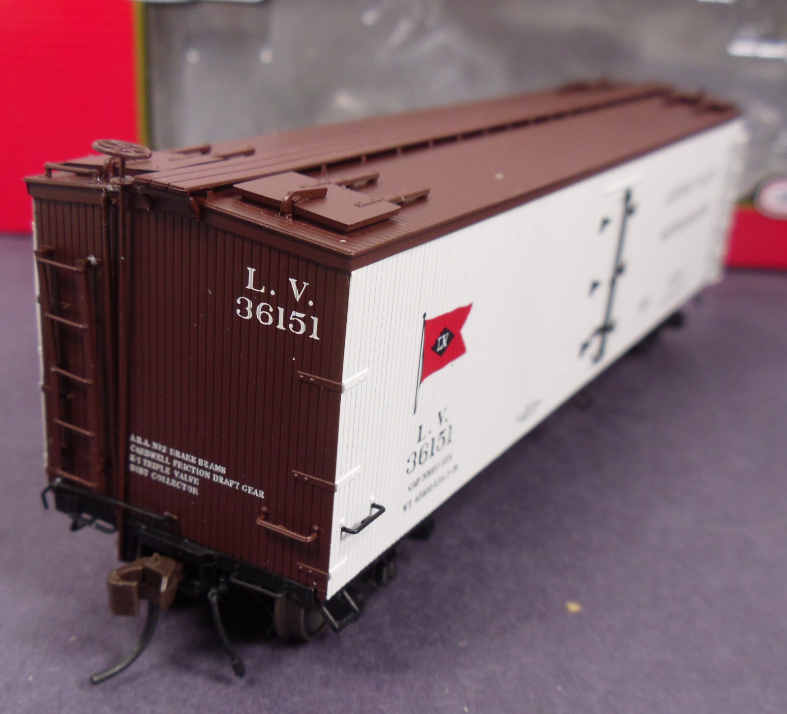 Atlas HO Scale Lehigh Valley Railroad 40' Wood Reefer Car MIB! eBay