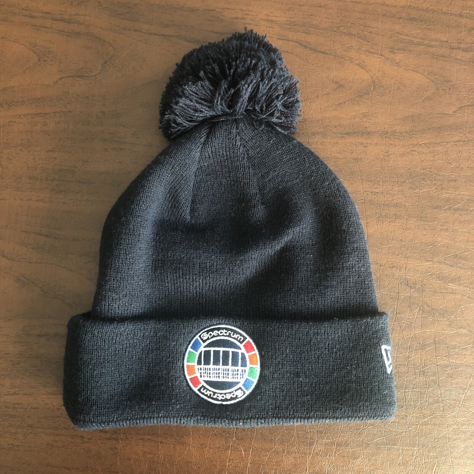 New Era Beanie Philadelphia 76ers City Edition Spectrum Winter Knit Hat Pom NBA