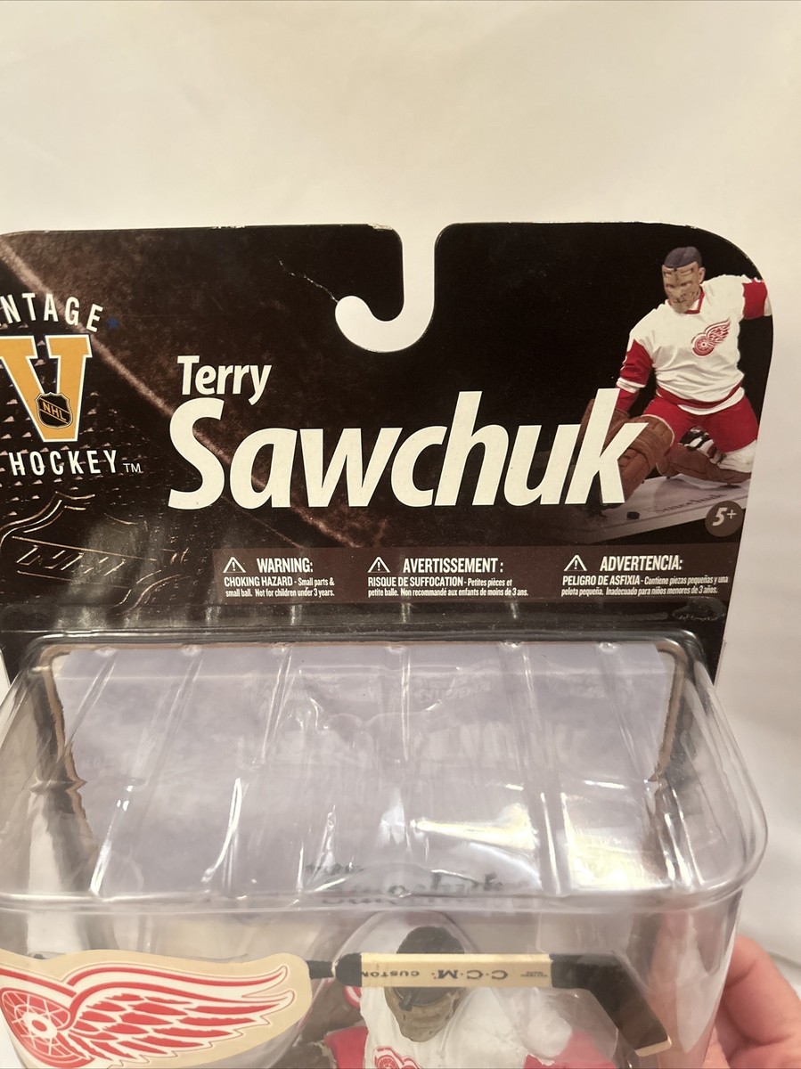 ❤️マクファーレン　NHL ゴーリー　マイクリクター‼️ NIP Terry Sawchuk NHL Legends Series 8 McFarlane Detroit Red