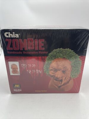 Chia Zombie Creepy Holden Handmade New Easy to Do Fun to Grow NEW SEALED