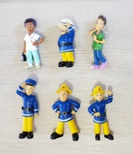 FIREMAN SAM FIGURES BUNDLE dylis price PENNY cake toppers OFFICER STEELE helen