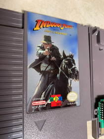 Indiana Jones & The Last Crusade NES Nintendo Ubisoft Version AUTHENTIC cleaned