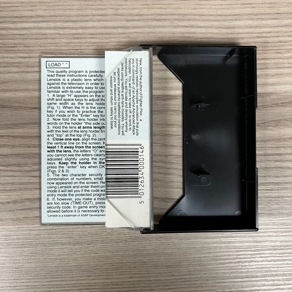 UNTESTED TOMAHAWK 48K ZX SPECTRUM RETRO VIDEO COMPUTER GAME 1985 - Image 4 of 4