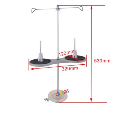 1SET 2 Spool Thread Stand+Iron Base FOR Industrial / household Sewing Machines