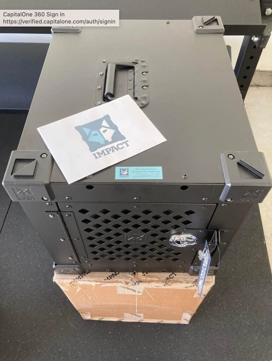 Impact stationary top dog crate
