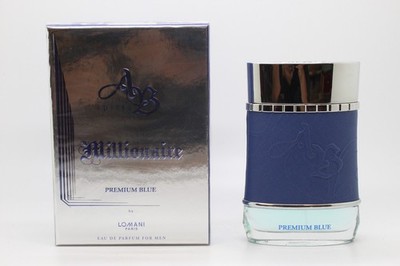 AB SPIRIT MILLIONAIRE PREMIUM BLUE by Lomani 3.4 oz edp spray men