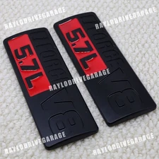 Side Door Replacement Badge I Force 5.7L V8 Emblem For Tundra Limited Red Black