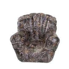 Realtree® Camo Inflatable Outdoor Armchair – Heavy-Duty Puncture-Resistant Bo...