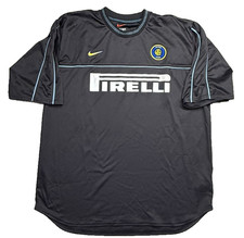 maglia calcio INTER training allenamento shirt Nike Pirelli 1999 2000 Home