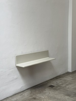 Rare Otto Zapf Small Wall-Mounted Shelf Germany 1967 Design Prototype Wood