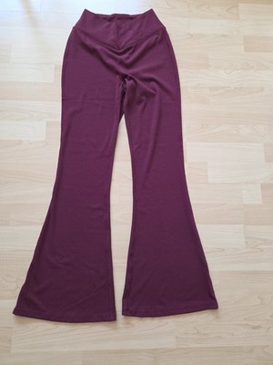 Halara Schlagleggings Bordeaux Xs Petite Neu Ungetragen Sporthose Leggings