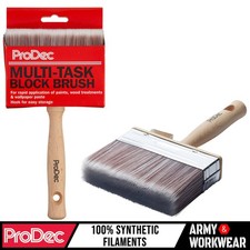 ProDec Multi Purpose Block Wallpaper Paste Brush Paints Fence & Shed Wood Treat