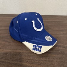Indianapolis Colts NFL Team Apparel Blue Adjustable Strapback Hat
