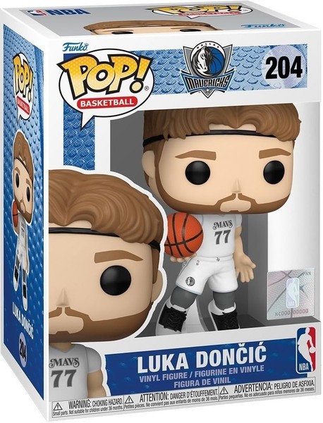 Gadget -D- Nba: Funko Pop! Basketball - Mavericks- Luka Doncic (24-25 City Editi-image