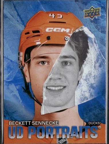 2025-26 Upper Deck #P-37 Beckett Sennecke UD Portraits Speckle
