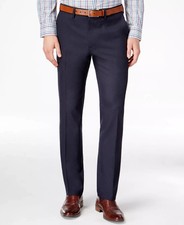 95 Kenneth Cole Reaction Men's Slim Fit Stretch Dress Pants 30 x 32 zjl0926c