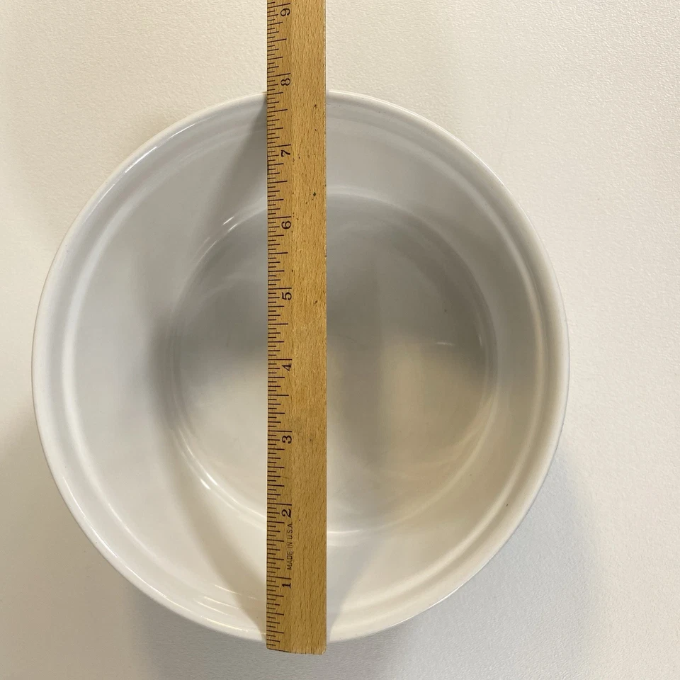 "Plato de soufflé estriado azul cobalto Emile Henry 8"" gres Francia Cottagecore L10" Foto 4 de 4