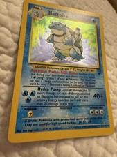 Pok mon Blastoise Base Set 2 002/130 Holo Rare 100 HP English TCG Card