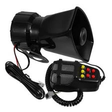 12v Car Train Air Horn Loud: 7 Sounds Impact Train Air Horn Drill Attachment 