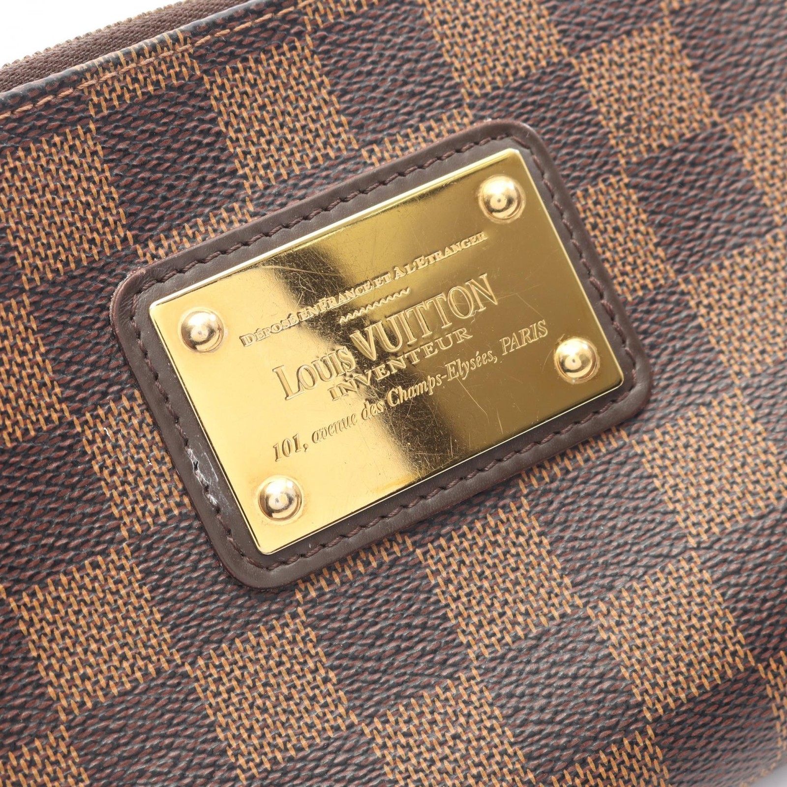 LOUIS VUITTON Eva chain shoulder crossbody Handbag N55213 Damier leather Ebene thumbnail 7