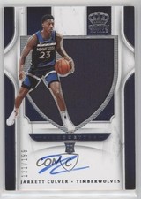 2019 Panini Crown Royale Rookie Silhouettes 121/199 Jarrett Culver #113 Auto u6m