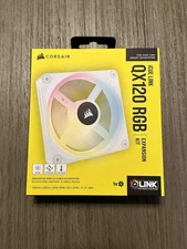 CORSAIR iCUE LINK QX120 RGB 120mm Case Fan SEALED NIB - WHITE Expansion Kit(1pk)